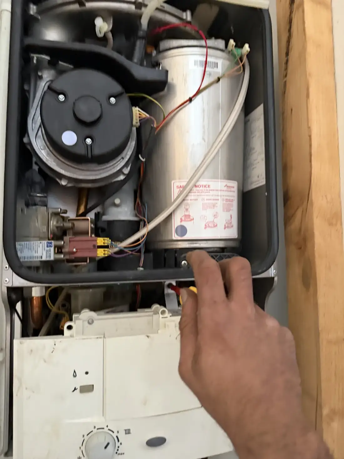 Worcester Greenstar 28i Junior in Solihull with the case removed
