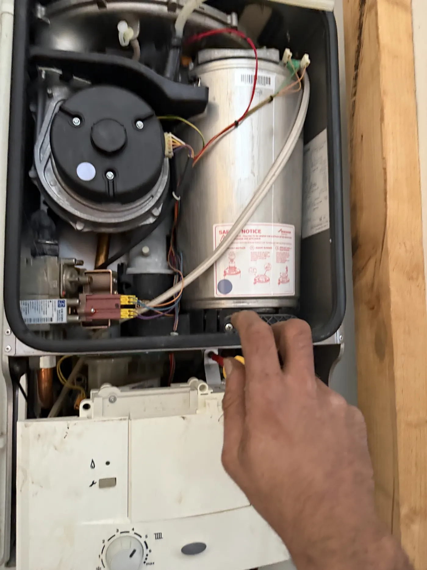 Worcester Greenstar 28i Junior in Solihull with the case removed