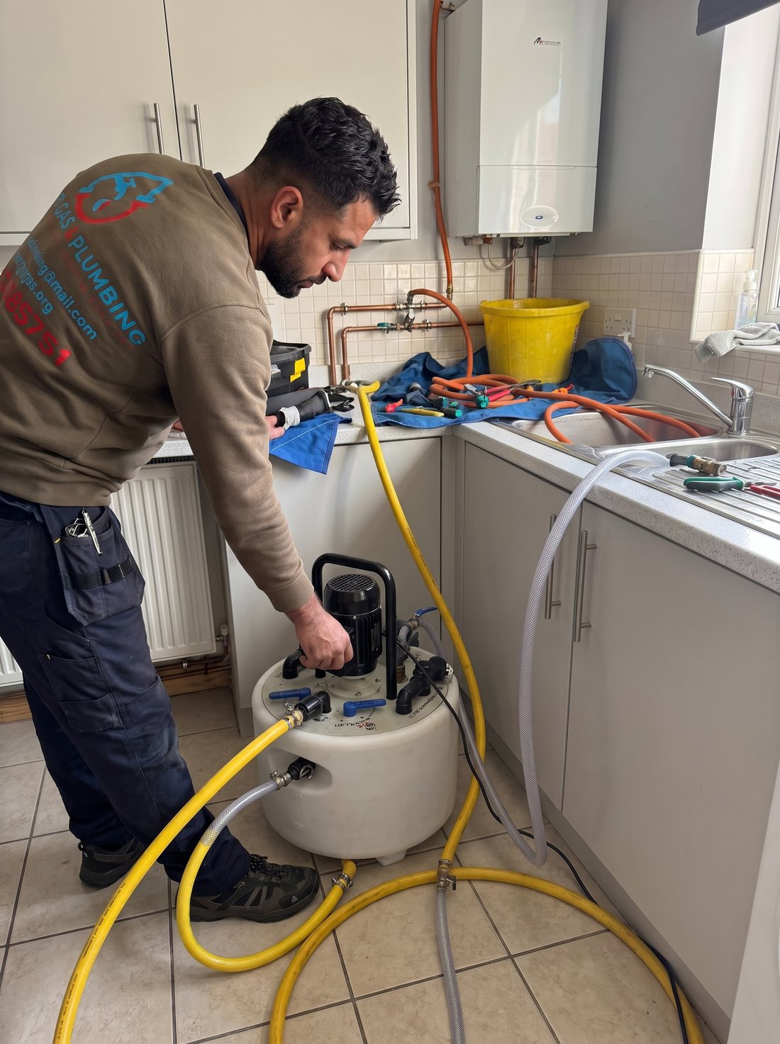 Power Flushing in Birmingham — Synergy Gas & Plumbing, Birmingham